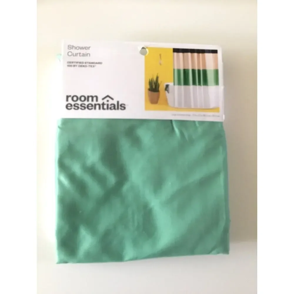 New microfiber shower curtain